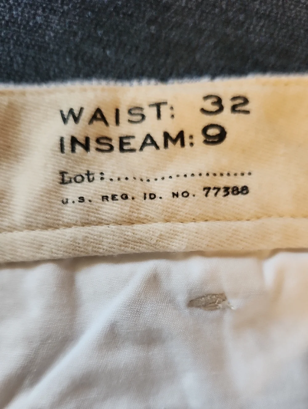 J. Crew Blue & White  Striped Inseam 9 Linen  Shorts 32 Waist